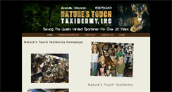 Desktop Screenshot of naturestouchtaxidermy.net